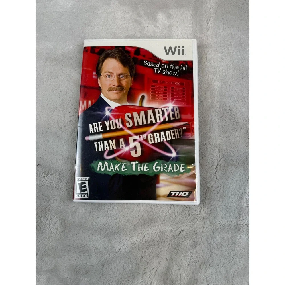 Nintendo Wii Game Lot Nerf N-Strike and Are You Smarter Than a 5th Grader Bundle
